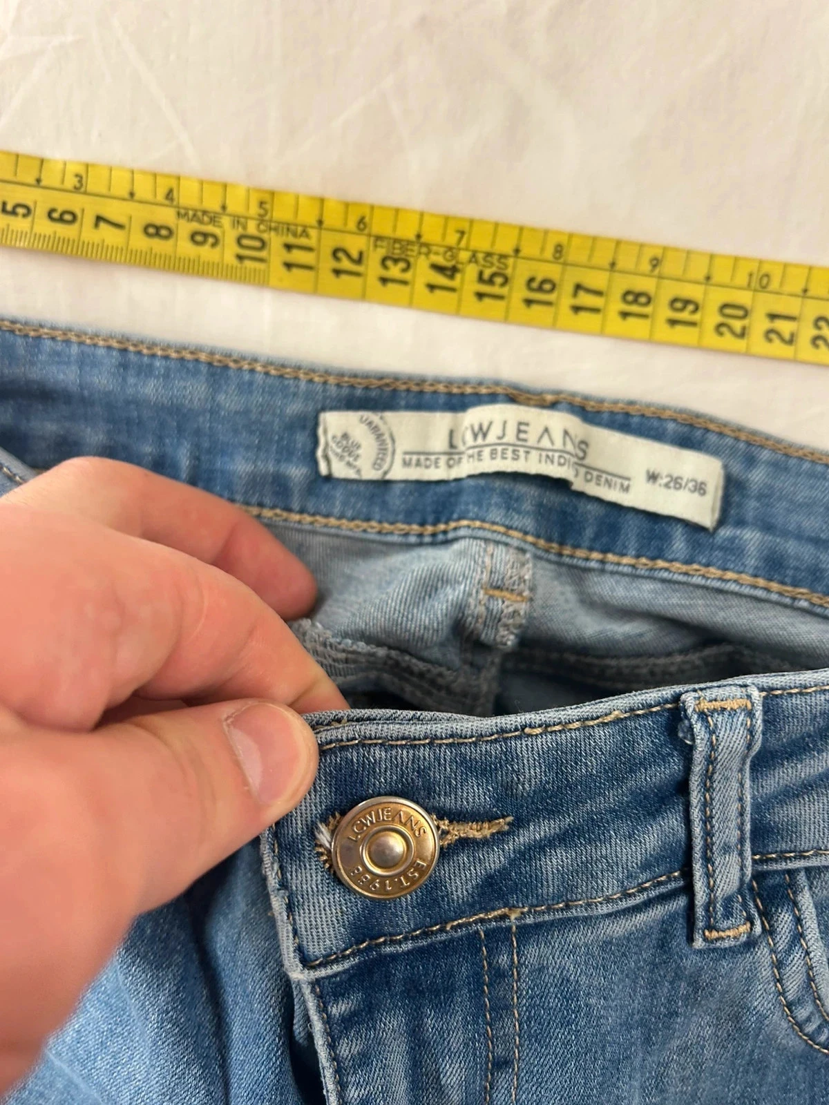 High-waisted blue jeans LCW Jeans w26 l36 – photo 7